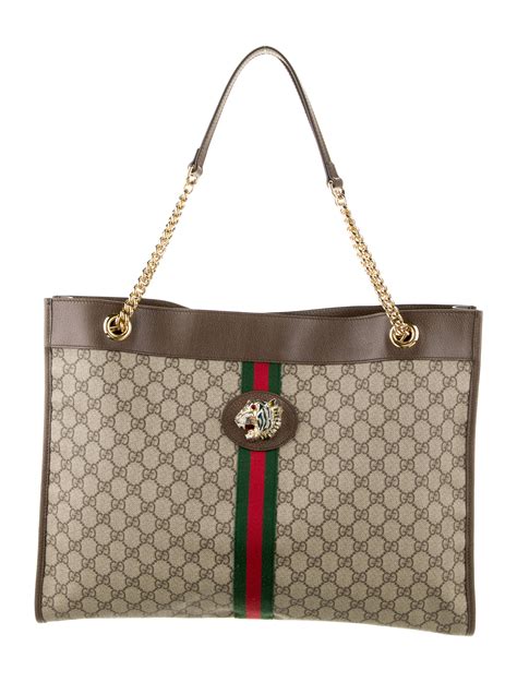 gucci rajah chain tote|Gucci rajah large tote bag.